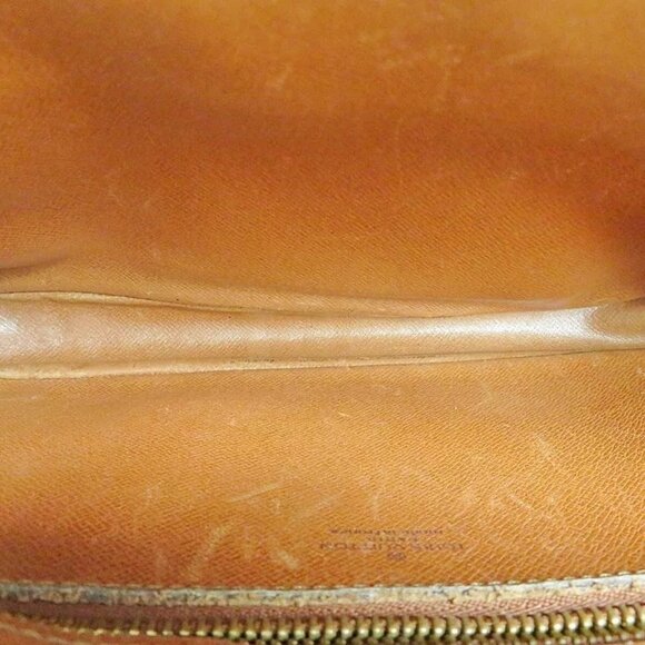 Authentic LOUIS VUITTON Marly Dragonne Monogram Pochette Clutch Hand Bag - Picture 7 of 11